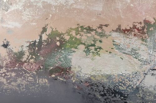 Tableau abstrait de la peintre Joëlle Vulliez-Matringe