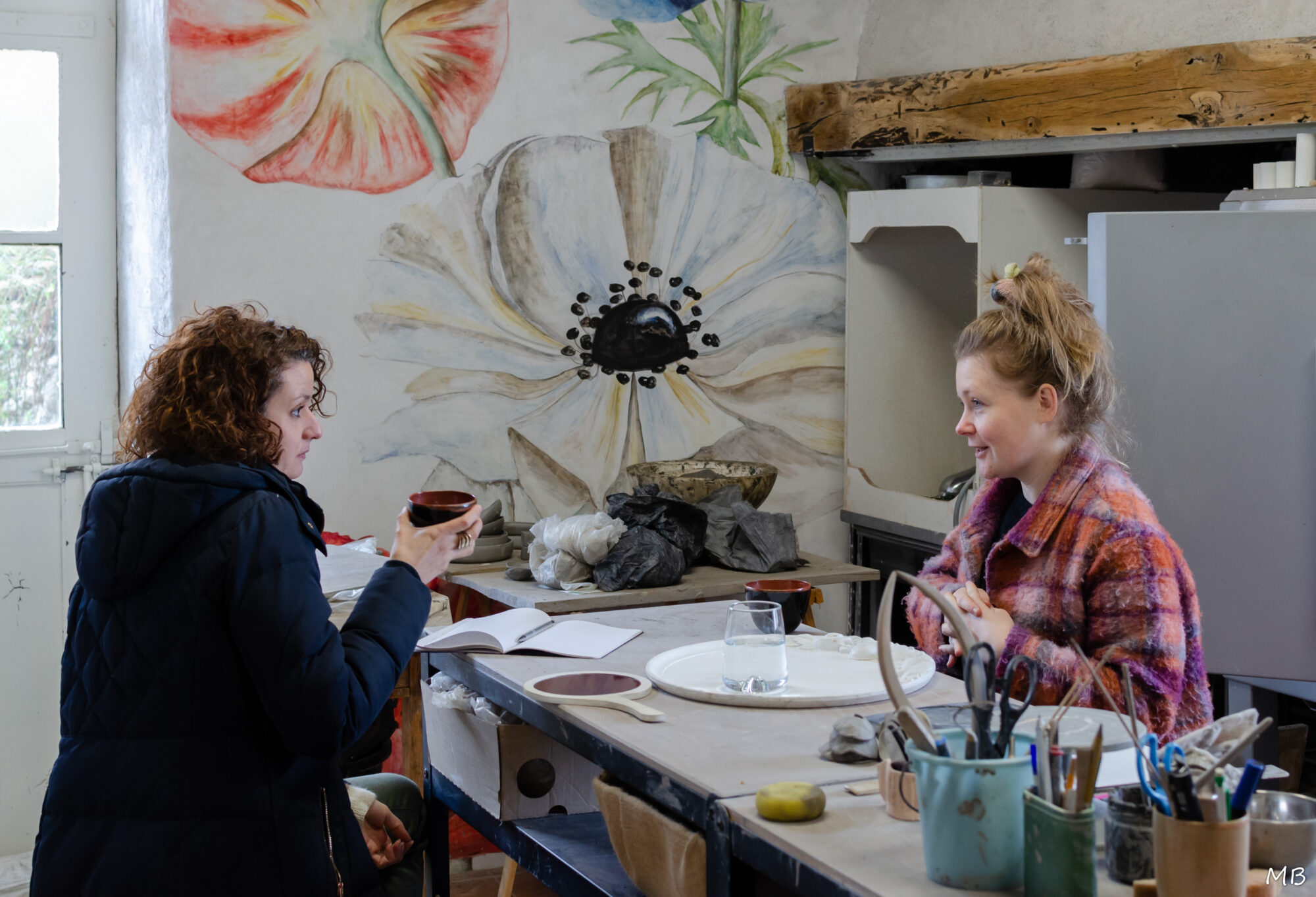 Discussion avec Anne-Claire Servant une céramiste passionnée à Brioude