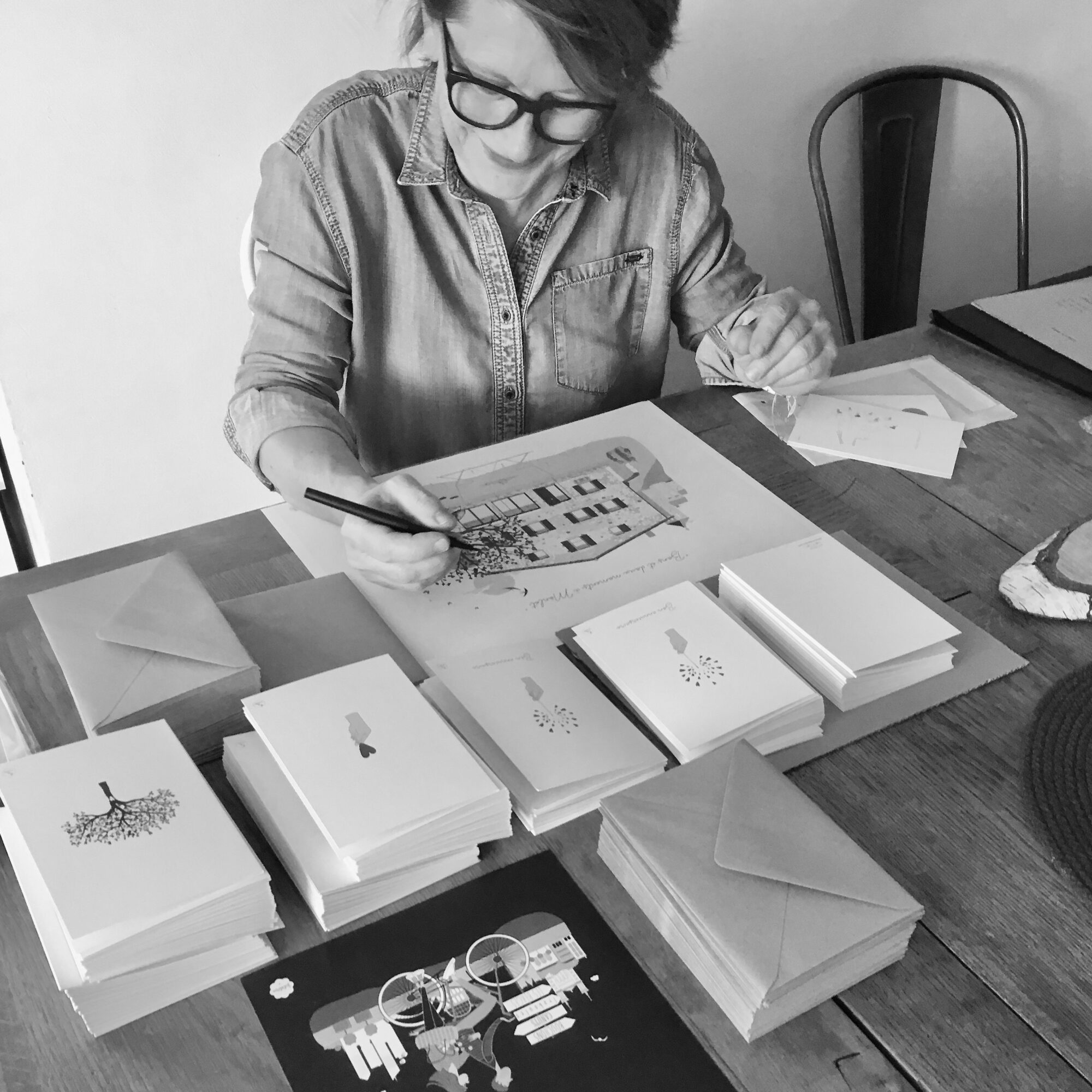 Portrait d'une illustratrice poétique