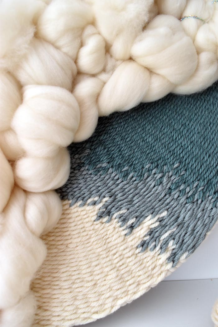 Une laine éthique et locale, soigneusement choisie par Candice Aubert Dho artisane textile engagée