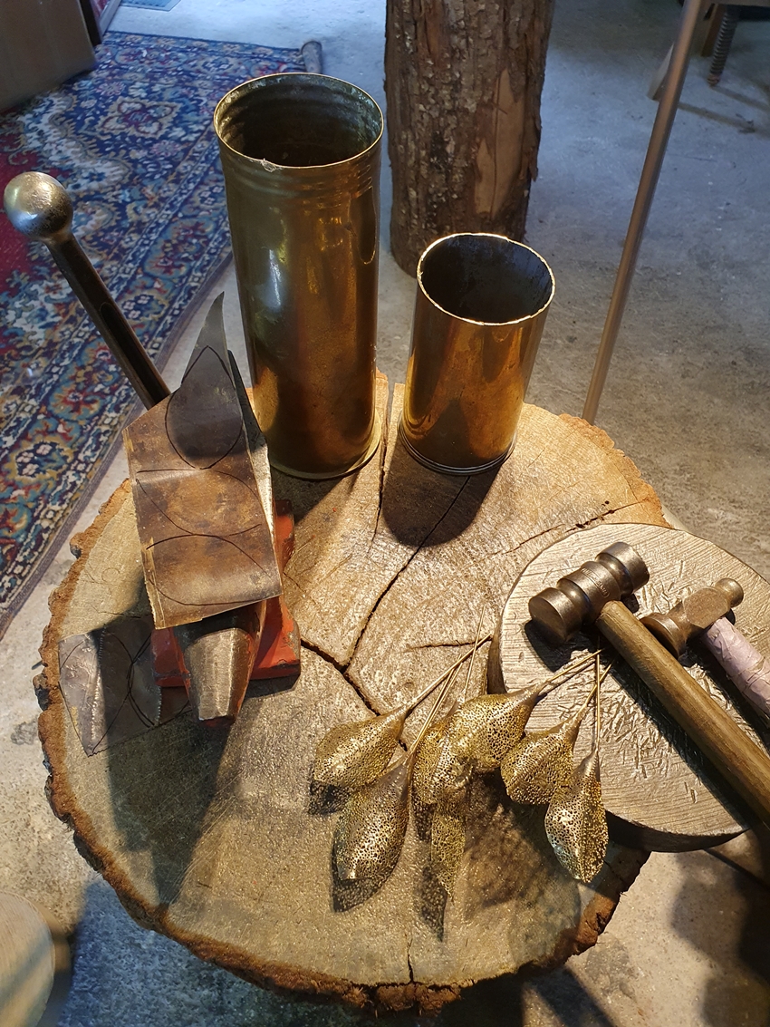 Vue de l'atelier Sylvie Capellino