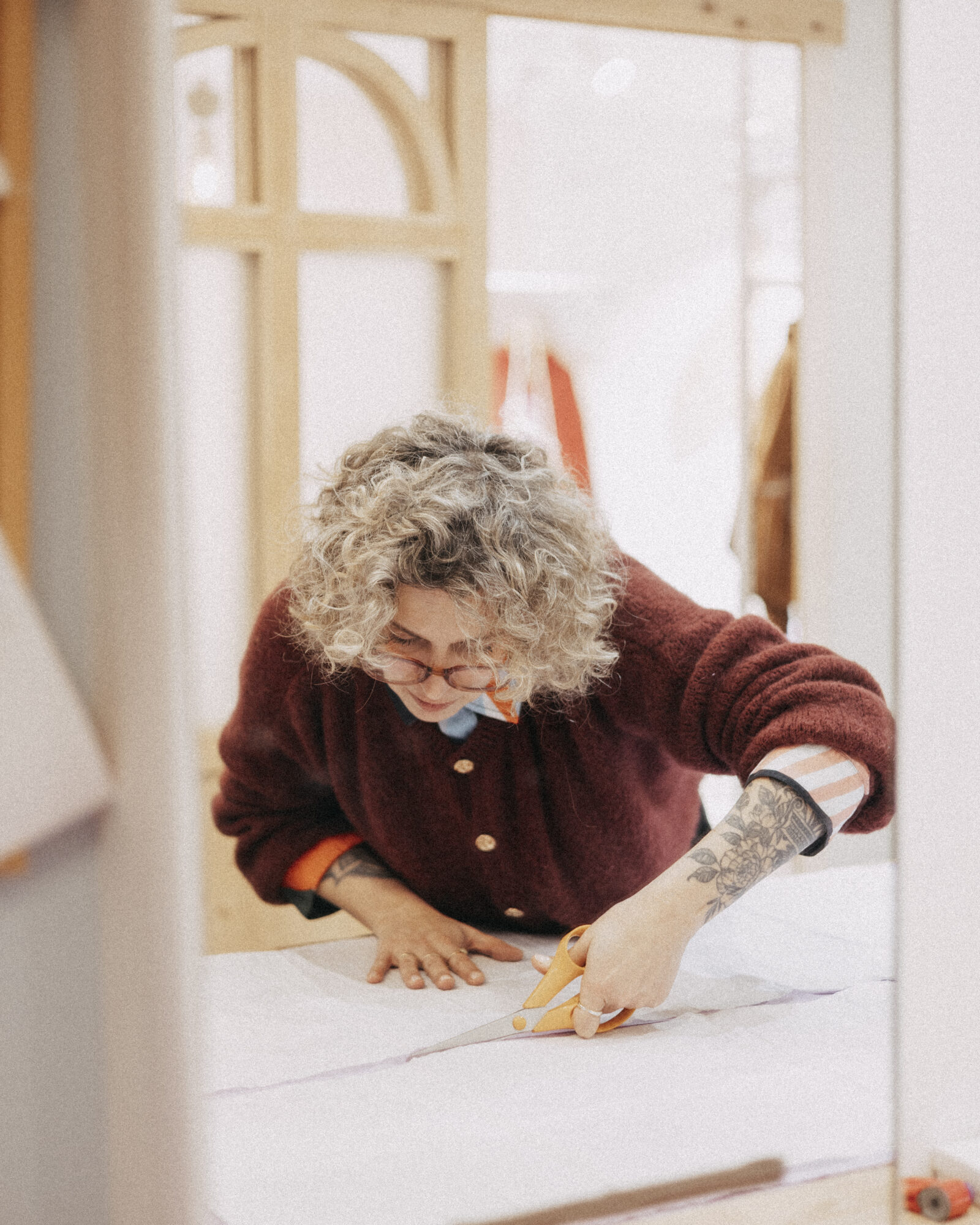 Prototype d'une robe les Poupées par Johanna Benedetti